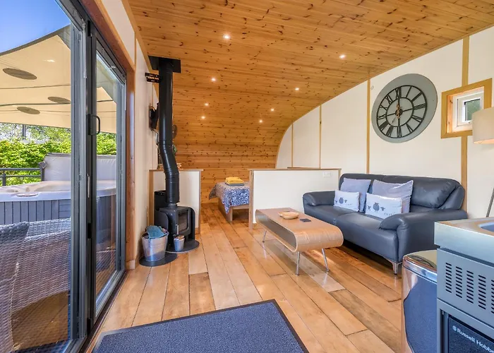 דירה Spring Wood Luxury Pod With Hot Tub At Fell View Park Kirkby Lonsdale